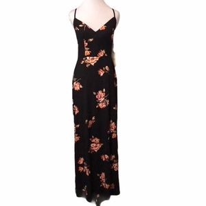 nine britton rosa knit maxi dress